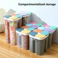 thumbnail image 3 of MesaSe Grain Storage Box Food Grade Transparent Good Sealing Effect Large Capacity Detachable Save Space Heat-Resistant Cereal Storage Container Airtight Food Organizer Box for Kitchen, 3 of 8