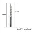 thumbnail image 4 of 2X Brocas de Acero Alto Carburo 5/16 Pulgadas y 8Mm, Escariadores Neumáticos, Cortadores Carburo, Limas Rotativas, Escariadores, Cortador Alambre, Herramienta Reparación Neumáticos, 4 of 4