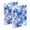 Blue Squares and Shapes, variant on Wirebound Notebook Hardcover Spiral Notebooks Blue Splashes Artistic Pattern, 60 Pages, 80 GSM, 5.7 x 8.3in