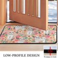 thumbnail image 3 of Shih Tzu Dog and Pioneer Flower Door Rugs,Washable Non Slip Door Mats Indoor,Decorative Door Mats,Entry Mat Indoor for Entrance,Bedroom,Kitchen,Bathroom,30"x17", 3 of 6