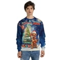 thumbnail image 4 of Merry Christmas and Happy New Year Santa Vizsla Holiday Xmas Winter 2025 All Over Print 3D Sweatshirt Unisex Merch Vizslas Dog Lover Gifts Idea - 00024, 4 of 6