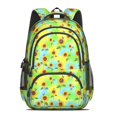 thumbnail image 2 of Sunflower and Butterfly Green Pattern Cute School Backpack Bag with Padded Back and Adjustable Shoulder Straps 16.9 X 12.6 X 5.9 Inches, 2 of 5