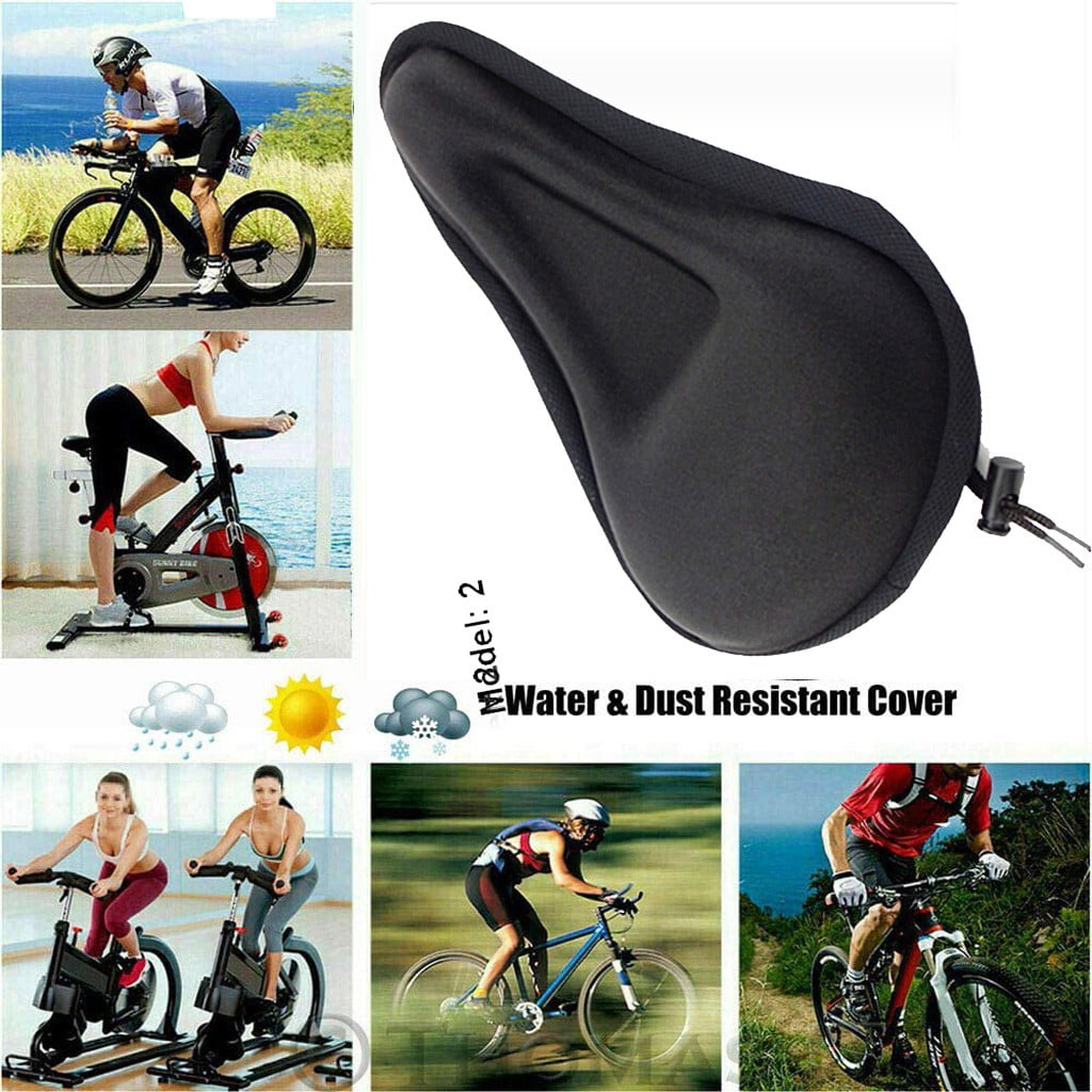 New Mountain Bike Comfort Soft Gel Pad Comfy Cushion Saddle Seat Cover Bicycle