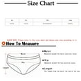 thumbnail image 2 of Bigersell Thermal Underwear Clearance Women's Underwear Cotton Bikini Panty Style P-1389 Spandex Shaping Panties Thong Underwear Ladies Briefs High Waist Women's Bikini Panties Silver One Size, 2 of 6