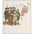 thumbnail image 2 of Kate Greenaway 20x23 Gold Ornate Framed and Double Matted Museum Art Print Titled - The Pied Piper of Hamelin Pl 16 (1910), 2 of 4