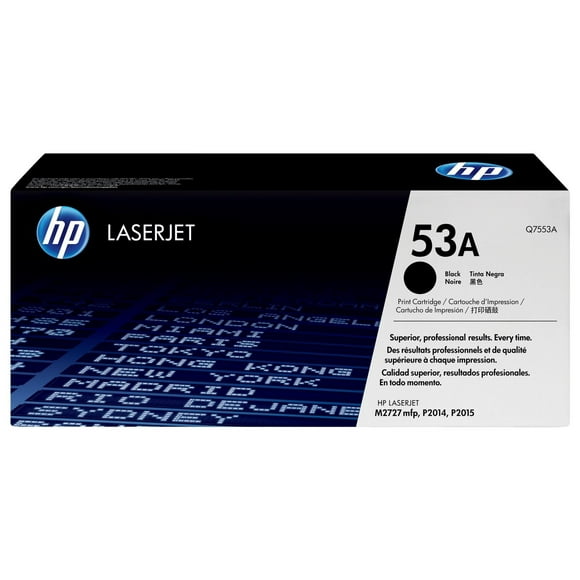 HP 53A (Q7553A) Black Original LaserJet Toner Cartridge
