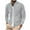 Gray, variant on jobturf Mens Jackets Waffle Full Zip Mock Neck Long Sleeve Track Jacket Lightweight Casual Outdoor Athletic Warm Outerwear Coats with Pockets