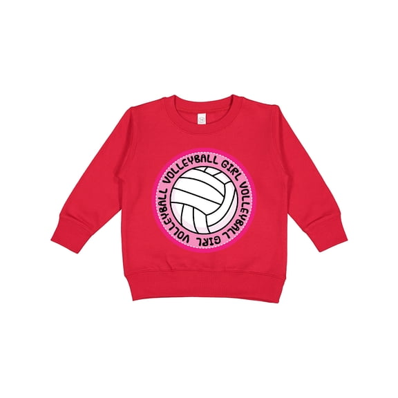 Inktastic Volleyball Girl Toddler Sweatshirt