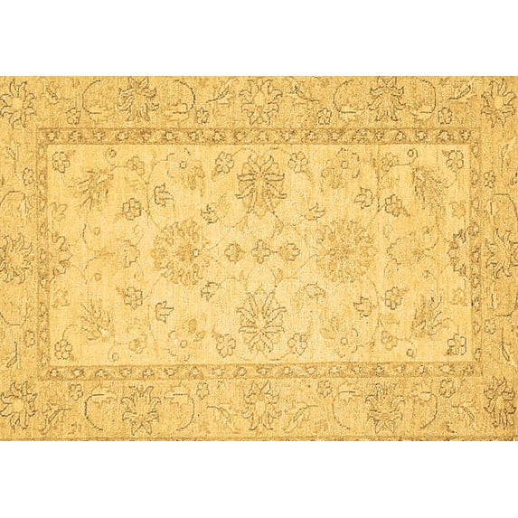 Ahgly Company Indoor Rectangle Oriental Brown Traditional Area Rugs, 4' x 6'