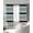 Navy blue, khaki, turquoise, variant on Orange Grey Striped Blackout Curtains for Bedroom/Living Room, Thermal Insulated Kitchen Curtains, Farmhouse Stripes Modern Abstract Art Grommet Darkening Window Treatment Drapes 52"x63"x2