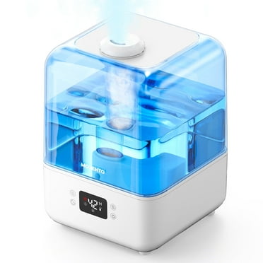 MORENTO Humidifier for Bedroom,  1.2 gal Top Fill Humidifiers for Large Room, Auto Shut-Off,1 pack,White