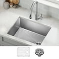 thumbnail image 2 of KRAUS Fairlane 25” Undermount Single Bowl 18-Gauge Stainless Steel Kitchen Sink, 2 of 7