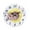 E, variant on Wall Decorations for Living Room 30Cm European Retro Sunflower Wall Clock for Home and Living Room Decoration Home Decorations for Living Room