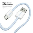 thumbnail image 5 of Liquipel Powertek Pastel Braided USB-A to USB-C - Blue, 5 of 7