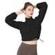 thumbnail image 3 of Chaqueta Deportiva con Cremallera para Mujer, Cuello Alto, Resistente Al Viento, Protección Solar, para Hacer Ejercicio Al Aire Libre. Negro L, 3 of 8