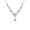 Style 1, variant on 14K Gold Natural Crystal Pendant Necklace for Women,Dainty Tear Drop Shape Crystal Statement Chain Necklace,Luxury Wedding Jewelry for Her