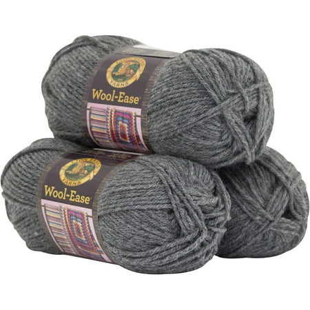 Lion Brand Yarn Wool Ease 3-Pack Classic Yarn Wool