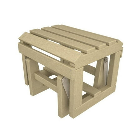 POLYWOOD® Classic Recycled Plastic Glider Ottoman