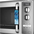 thumbnail image 4 of SEANATIVE Refrigerator Door Handle Covers Set of 6 Washable Electrical Appliance Decor Handles Wear and Tear Prevention Microwave Decor and Accessories, Mermaid Fish Scale Blue Gradient, 4 of 7