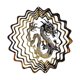 thumbnail image 1 of Decoración Giratoria de Viento Shamjiam Colgante Geométrico de Acero Inoxidable Oro, 1 of 8