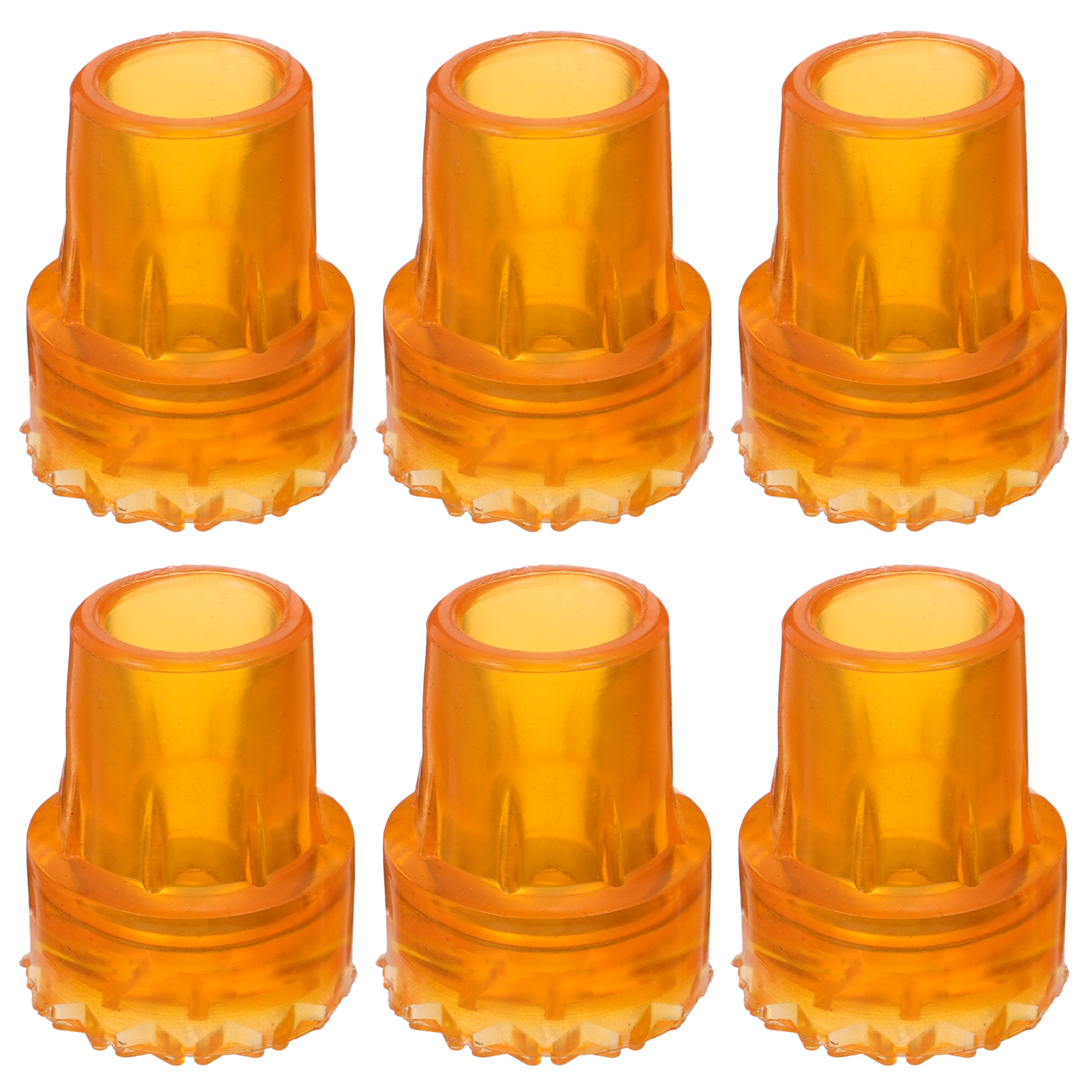 Frcolor Walking Stick Feet Rubber Tip Leg Caps Pole Cap Covers