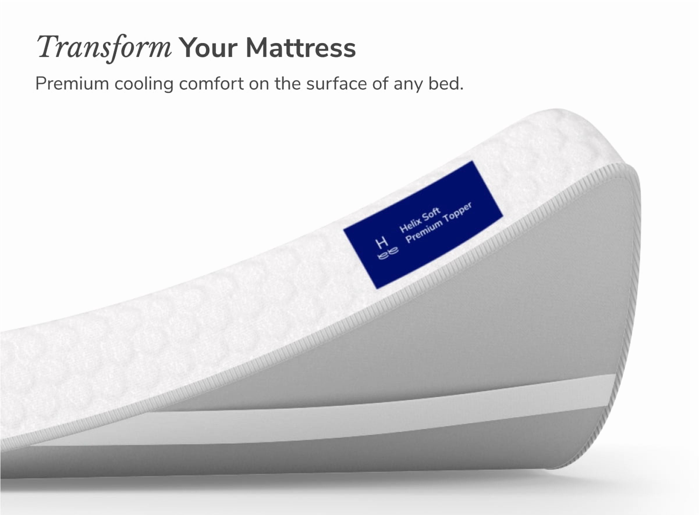 Helix GlacioTex Premium Mattress Topper - Luxury Plush, King
