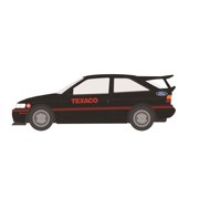 Texaco 1995 Ford Escort RS Cosworth, Black - Greenlight 41130D/48 - 1/64 scale Diecast Model Toy Car