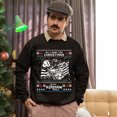thumbnail image 5 of Christmas Sweatshirt, All I Want For Christmas Is My Airman Home Military Sweatshirt, Patriotic US Air Force Ugly Holiday Jumper, Emotional Soldier Support Gift for Families & Veterans, 5 of 5