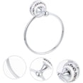 thumbnail image 5 of 4pcs Towel Ring Towel Holder Circle Scarf Hanger Towel Stand Decoration Hooks Belt Scarf Hanger Scarf Storage Hook Bathroom Stainless Steel s Hooks Pendant Zinc Alloy Simple, 5 of 5