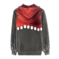 thumbnail image 4 of Suhoaziia Womeen Novelty Zip Up Hoodies Christmas Red Hat Graphic Drawstring Outfits Winter Soft Durable Long Sleeve Sports Jumper with Pocket Size 3XL, 4 of 6