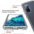 thumbnail image 6 of Feishell Gradient Clear Case for Samsung Galaxy S20 FE,Dual Layer Hybrid 2-In-1 PC + TPU Transparent Anti-Scratch Shockproof Lightweight Slim Phone Case for Samsung Galaxy S20 FE,Black, 6 of 6