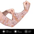 thumbnail image 2 of Honeii Beautiful Fox Print Cooling Sleeves for Sun Protection, Ice Silk Arm Sleeves with UV Protection, Perfect for Outdoor Sports, Golf, Cycling, Running,Fishing, 2 of 7