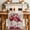White Pink Beige, variant on Valentine's Day Table Runner - 108 Inch Long Red Flamingos Roses Love Romance Beige Cotton and Linen Blended Dress Scarves Farmhouse Table Runner for Kitchen Dining, Coffee Table, 13" x 108"