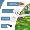thumbnail image 5 of Costway 2PCS 6 FT Portable Folding Bench Outdoor Picnic Bench 550 lbs Limited for Dining, 5 of 10