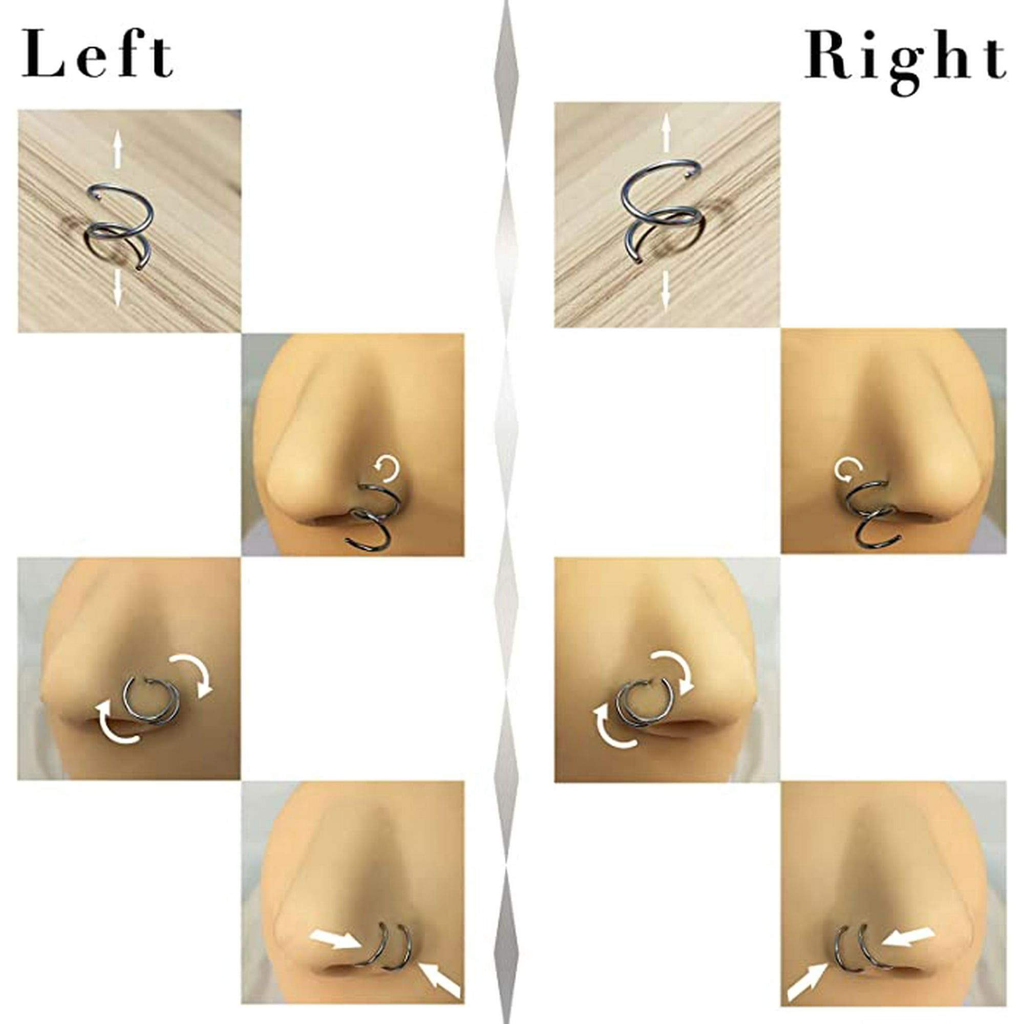 Nose ring on left or right deals