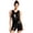 Black, variant on Womens Playsuits Romper Adaptive Nightwear Sleeveless Waterproof Cloth Pajamas Bodysuit for Special Needs Black XXL
