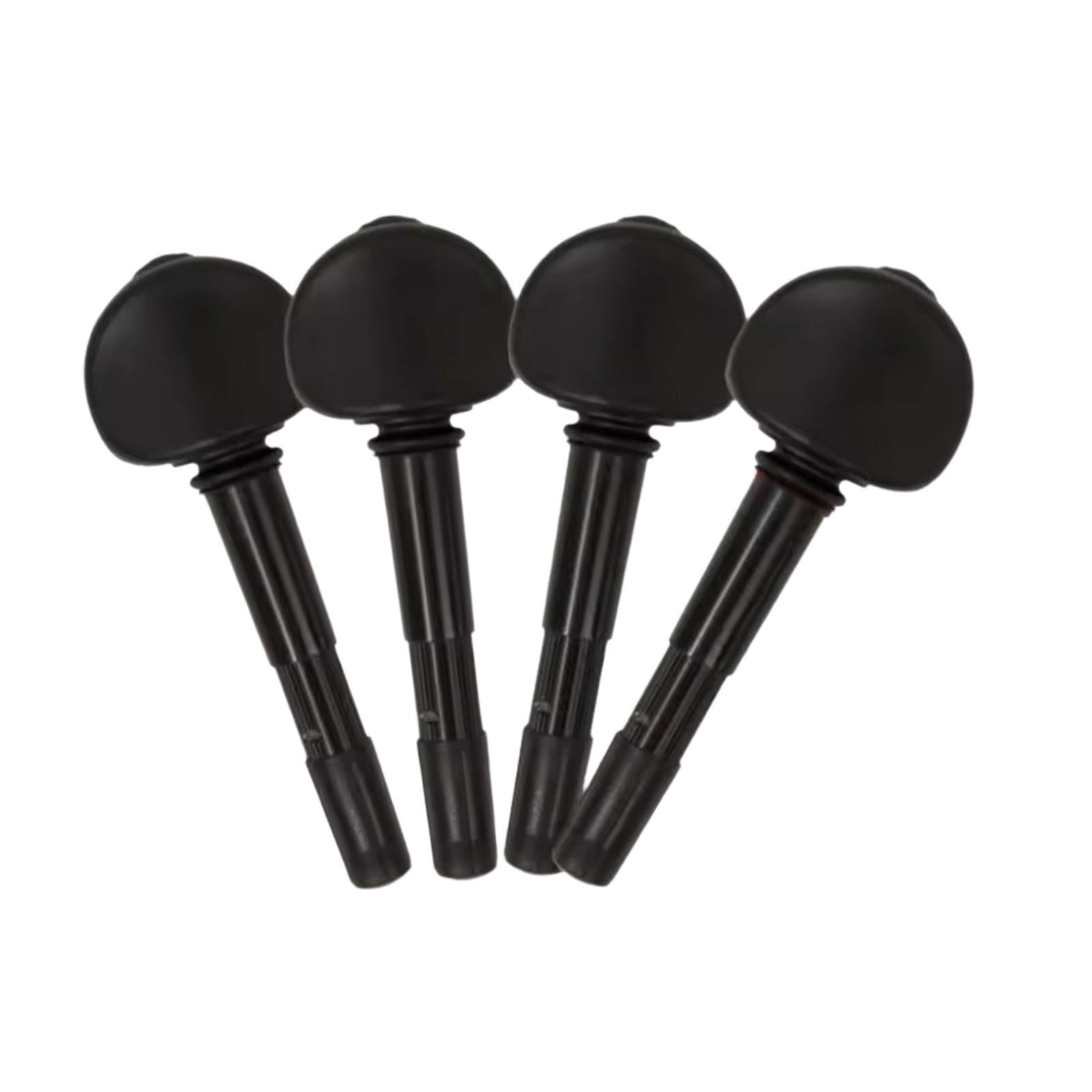 4 Pieces Violin Tuning Pegs Fiddle Musical Instrument ABS Metal Material for Professional Musician Use