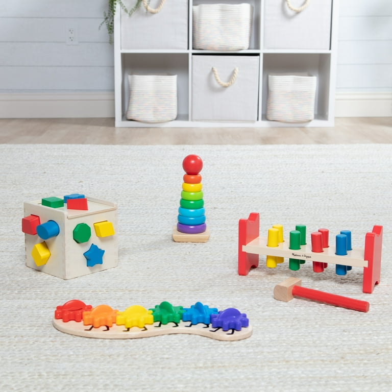 Melissa Doug 4 Wooden Classic Rainbow Learning Toys