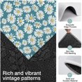 thumbnail image 3 of Blue Daisy Flower Floral Pattern Kitchen Rugs Sets Of 3,Kitchen Runner Rugs Non Skid Washable,Decorative Kitchen Floor Mats for Kitchen,Sink,Laundry,17"x30"+ 17"x47" + 17"x59", 3 of 6