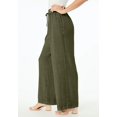 thumbnail image 2 of Roaman's Women's Plus Size Acid Wash Pants, 2 of 3