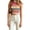 Pink, variant on Y2K Knit Crop Top Women Color Blocking Gradient Turtle-Neck Sleeveless Summer Camisole Tank Top Khaki L