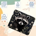 thumbnail image 3 of FeBohao Funny Mouse Pad Mat for Laptop Jiaji Cloth Durable Unique Soft Personalized Square Pretty Farmhouse Computer Women Chic Aesthetic Trendy Haves Kids Table Bears, 3 of 6