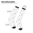 thumbnail image 4 of Fotbe Cute Poodle Dog print Women's Men's Novelty Crew Socks Cotton Socks Knee High Socks for Walking,Running,Nurses,Pregnancy, 4 of 8