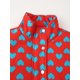 thumbnail image 4 of TRAFZA - Chaqueta de algodón con estampado de corazones y lunares para mujer, diseño de botones y bolsillos con cremallera, abrigo y minifalda informal ajustada de corte A, 4 of 5