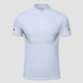 thumbnail image 2 of Ccpelsie Mens Workout T-Shirts Short Sleeve Sport Tops Gym Running T-Shirt for Summer Casual(White,XXXL), 2 of 9