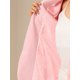 thumbnail image 5 of Blazer de manga capa Inspire Chic para mujeres, chaqueta casual de trabajo abierta, color rosa, 5 of 6