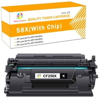 Toner H-Party Compatible Toner Cartridge with Chip Replacement for HP CF258X LaserJet Pro M406 M43，Pro M404 M404n M404dn M404dw,Pro MFP M428 M428dw M428fdn M428fdw (Black, 1-Pack)