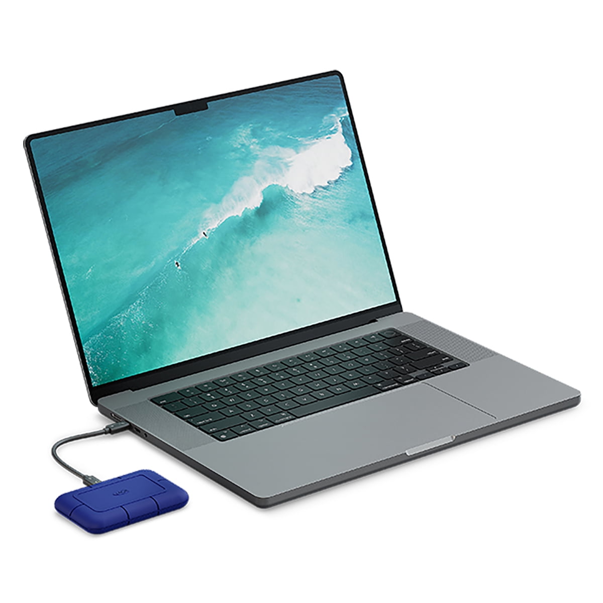 Seagate LaCie Rugged SSD Pro 4TB Thunderbolt 5 External SSD, Blue