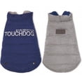 thumbnail image 1 of Touchdog JKTD9BLXL Manteau pour Animaux Réversible Isolé - Très Grand - Bleu & Gris, 1 of 5
