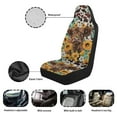 thumbnail image 6 of Yuyamidu Highland Cow Car Seat Covers Set for Women 2 Pcs Cow Print Auto Front Seat Covers Saddle Blanket Auto Interior Seat Decor Universal Car Accessories Set, 6 of 7